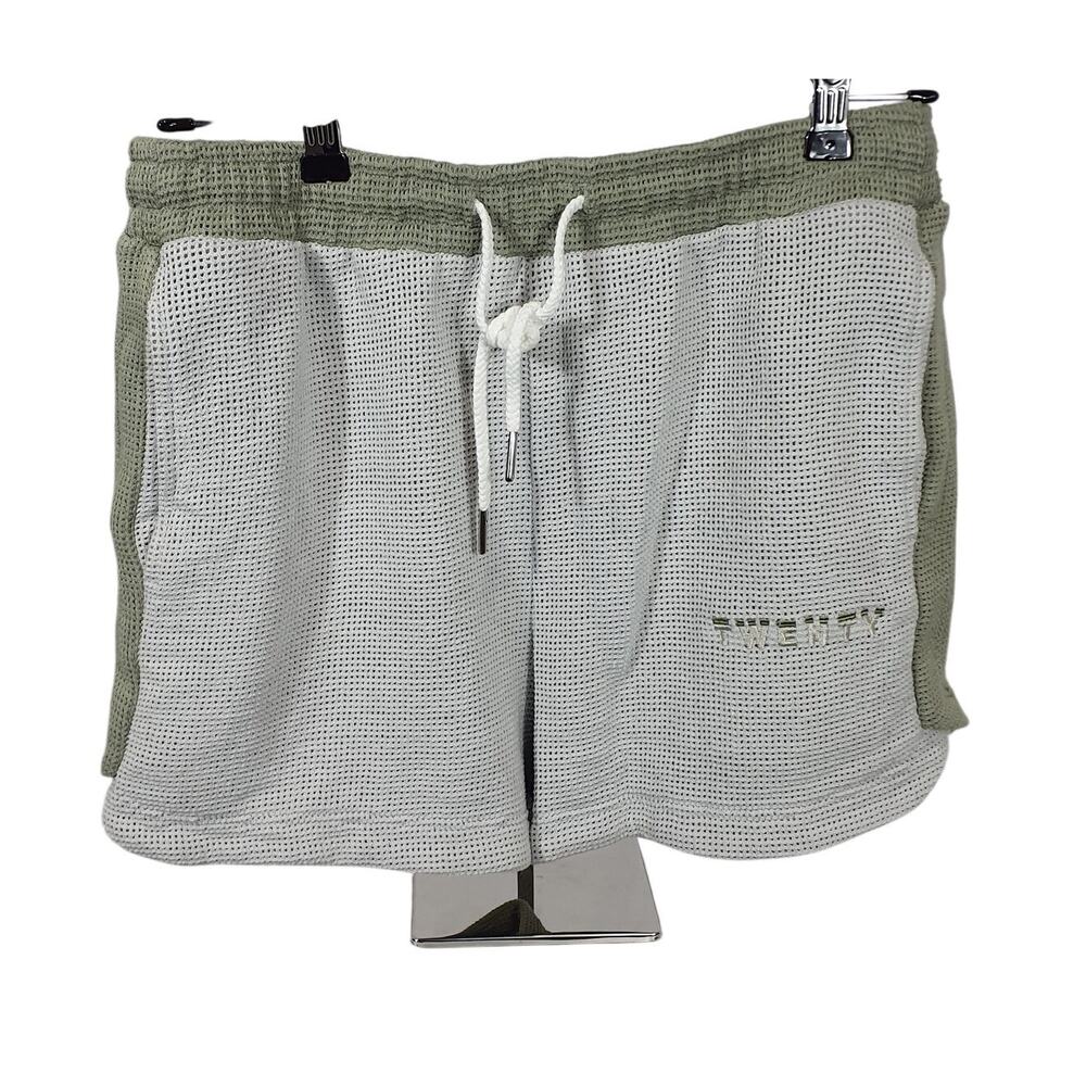 Twenty Montreal Textured Good Grey And Sage Breathe Shorts Size S - Picture 2 of 5